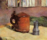 Gauguin, Paul - Still Life, Clay Jug and Iron Mug